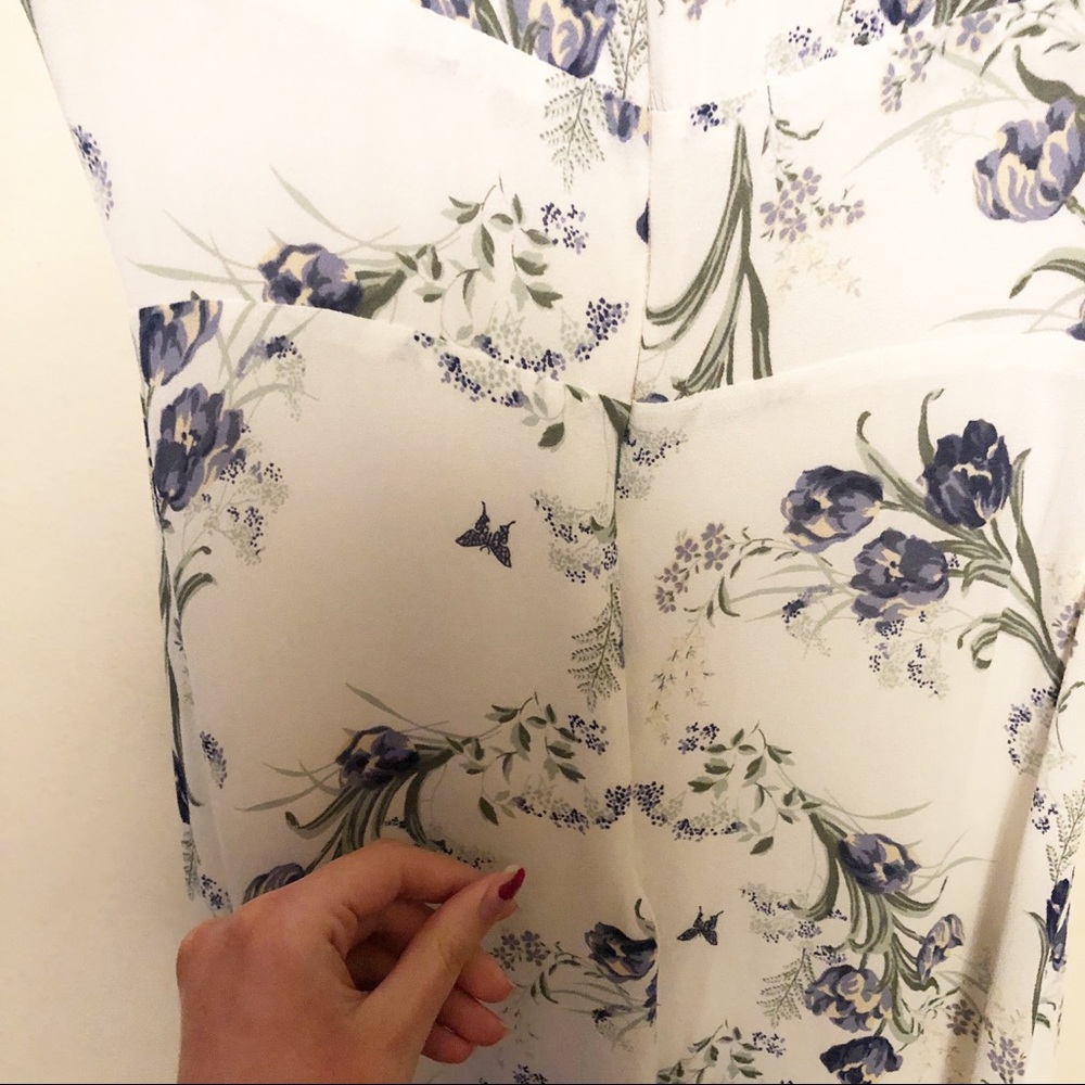 Reformation Riegan Midi Dress Delilah Floral 2 - Picture 10 of 11